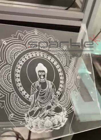 glass tube galvo co2 laser engraving machine