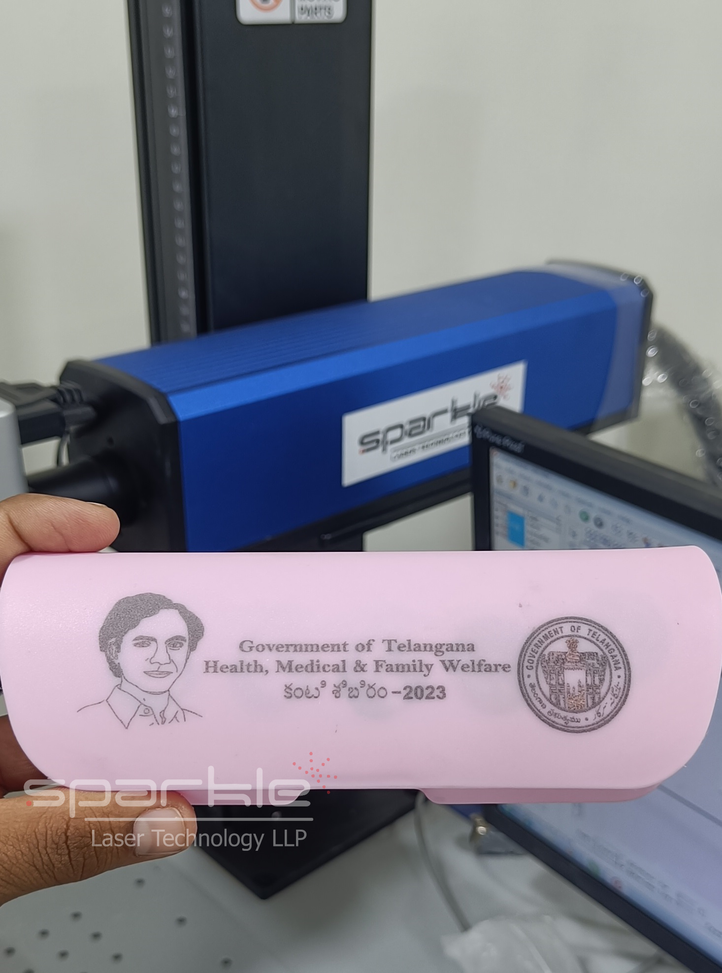 rock laser marking machine